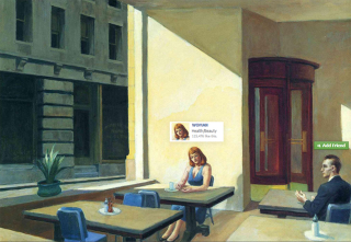 Illustration for article titled If Edward Hopper Used Instagram and Facebook